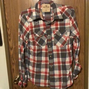 Check vintage button down